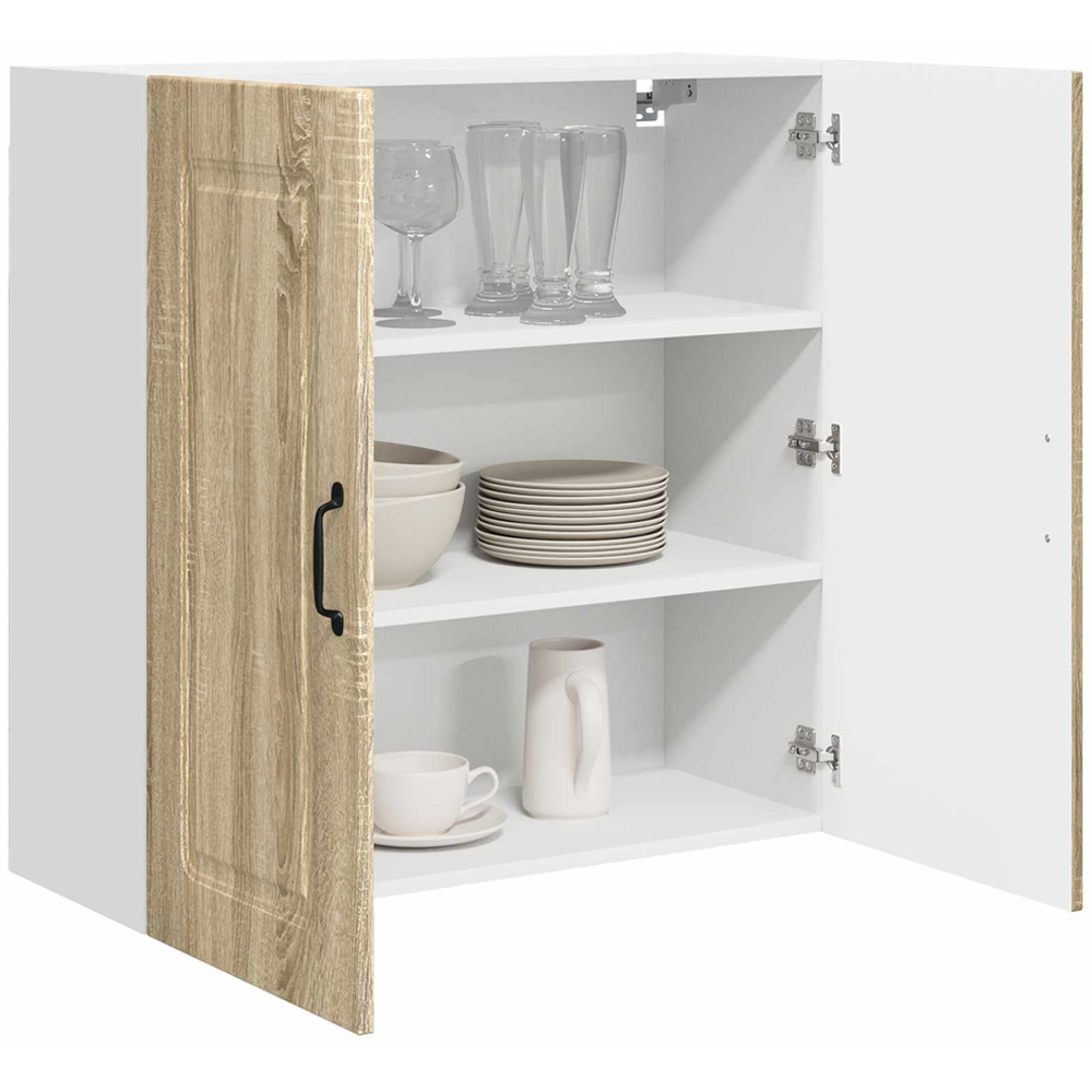 vidaXL Kalmar 2 Door Sonoma Oak Wall Kitchen Cabinet Image 3