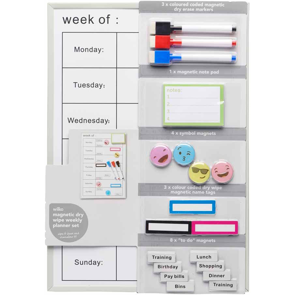 Wilko Weekly Planner Set Image 1