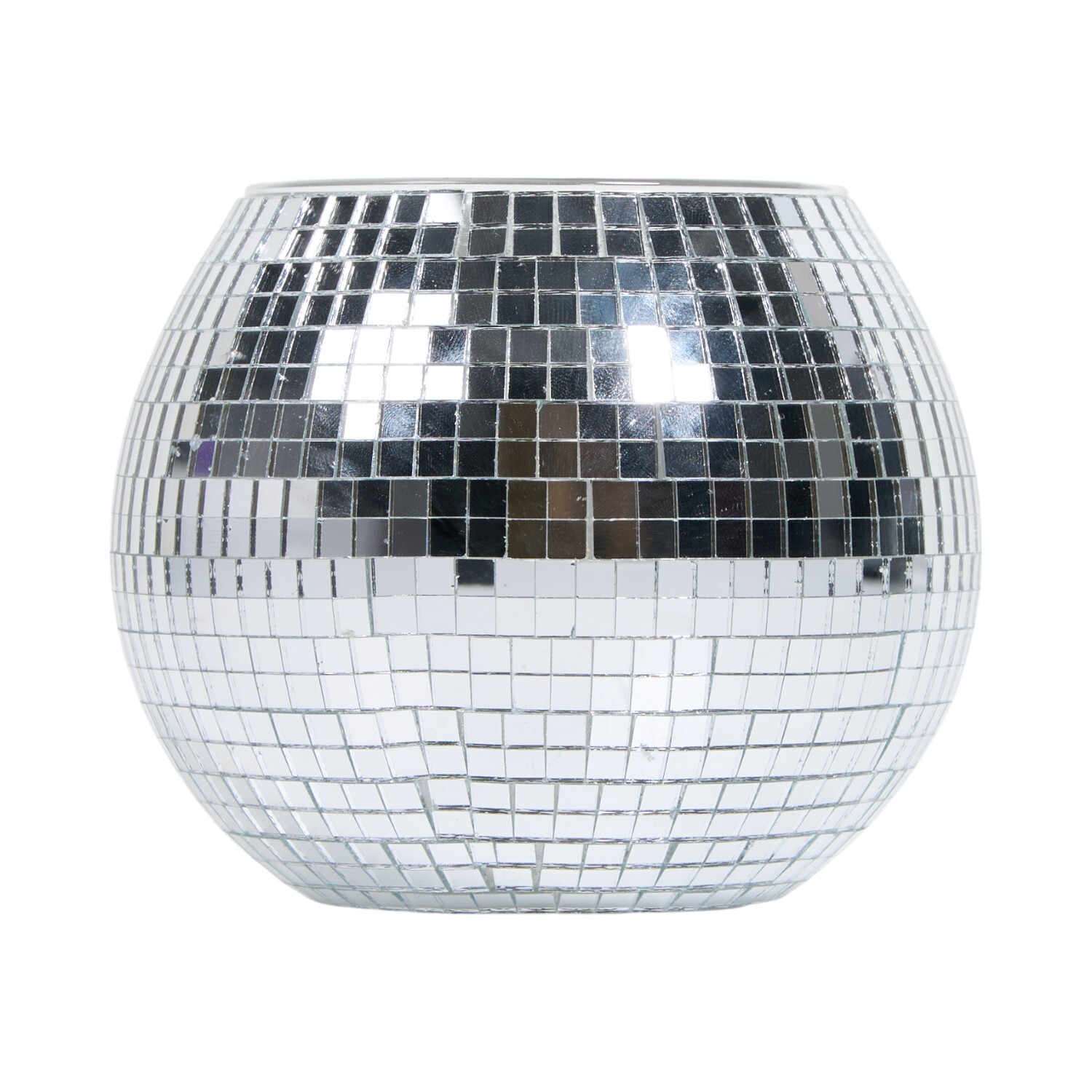 Disco Tealight Holder Silver Image 1