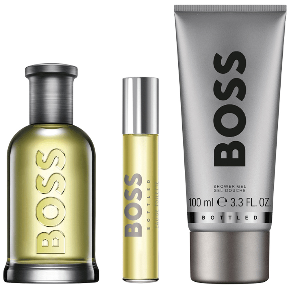 Hugo Boss Bottled Eau De Toilette 100ml 3 Piece Gift Set Image 2