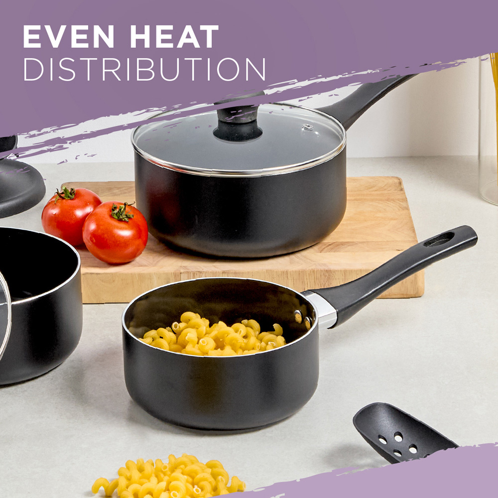 Blackmoor 16cm Black Ceramic Non-Stick Saucepan Image 7