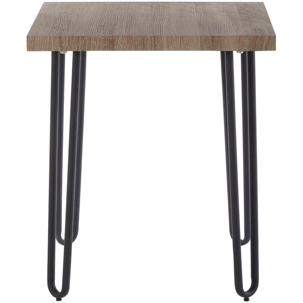 Premier Housewares Borough Side Table with Angled Legs Image 3