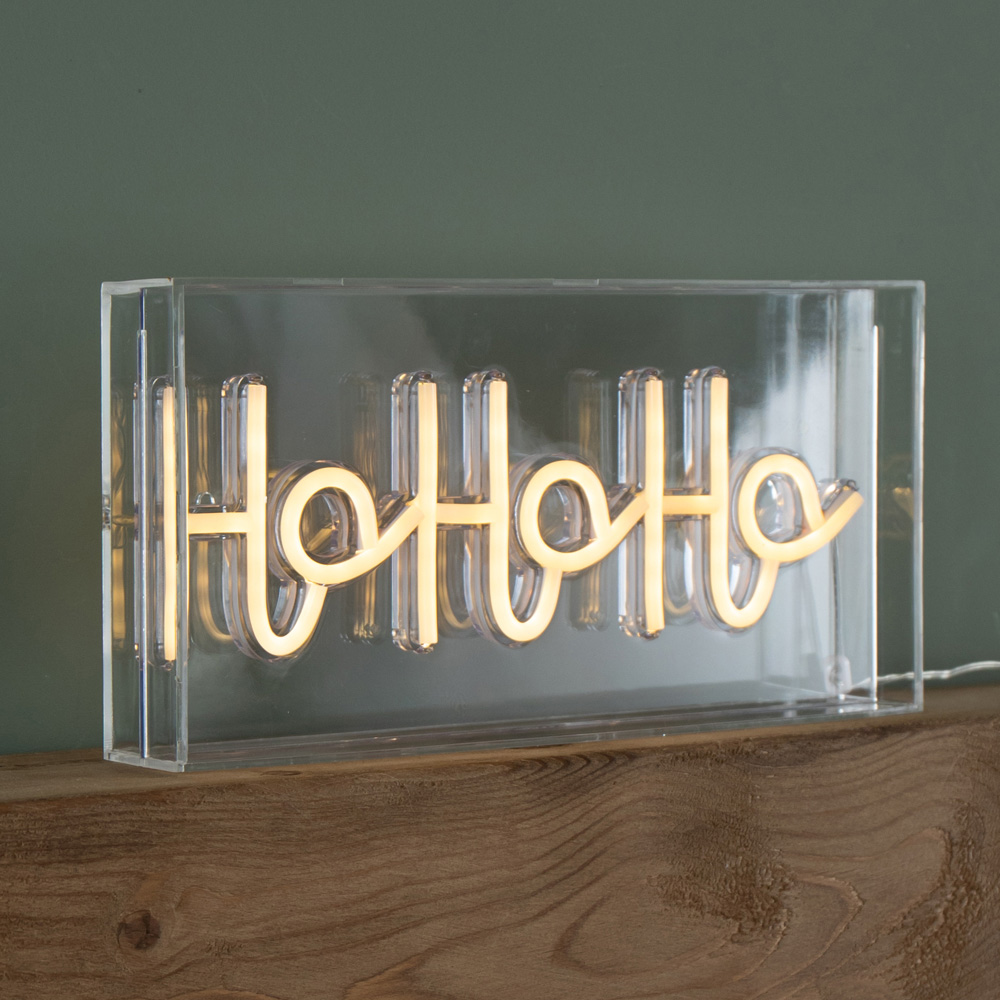 Samuel Alexander Warm White LED Neon Flex Ho Ho Ho Christmas Decoration 30cm Image 8