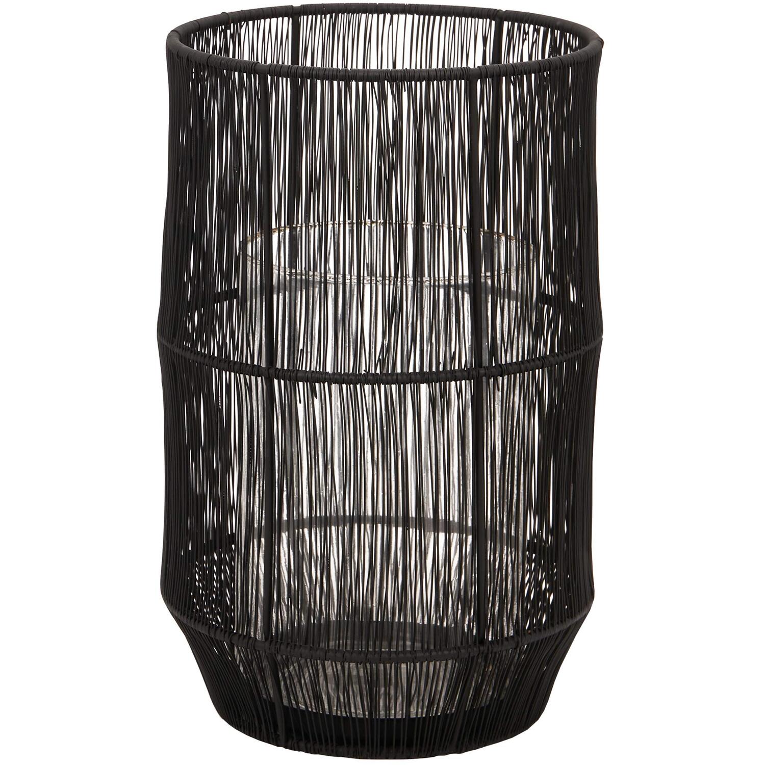 Lila Metal Lantern - Black Image 1