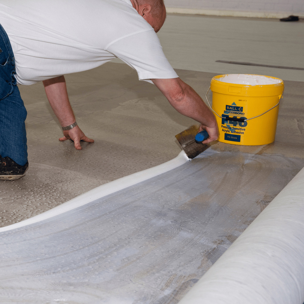 F.Ball Styccobond F46 Pressure Sensitive Vinyl and LVT Adhesive 5L Image 3
