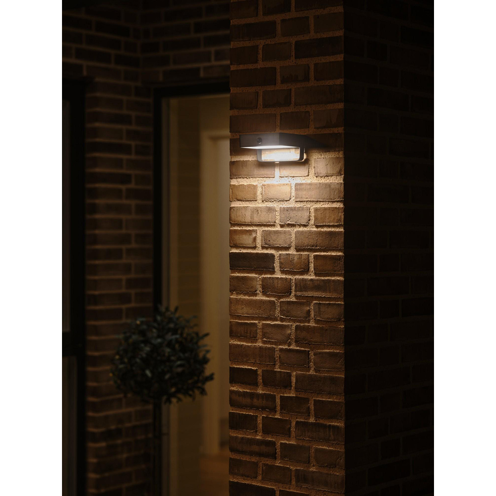 Nordlux Saulio Solar Black Wall Light Image 2