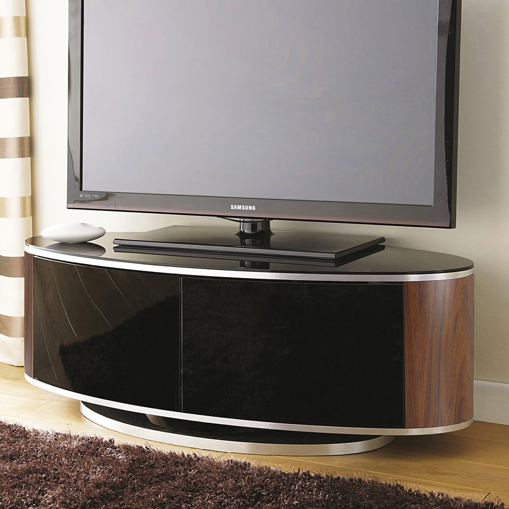 MDA Designs Luna 2 Door Walnut TV Unit Image 7