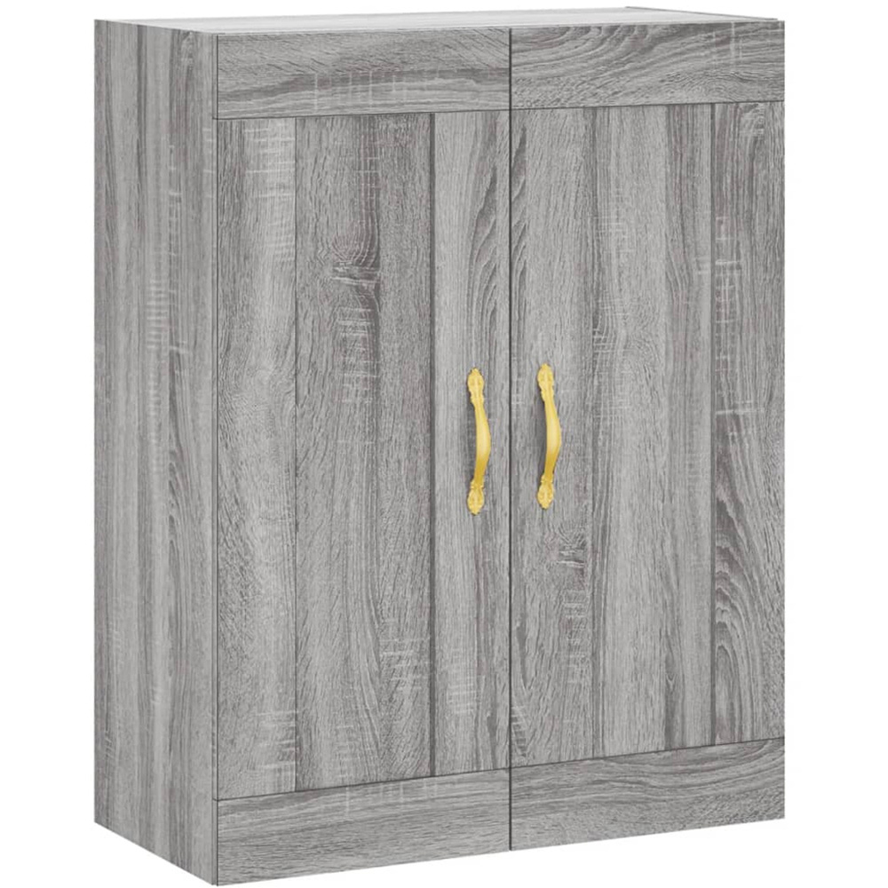 vidaXL 2 Door 3 Shelf Grey Sonoma Highboard Image 5