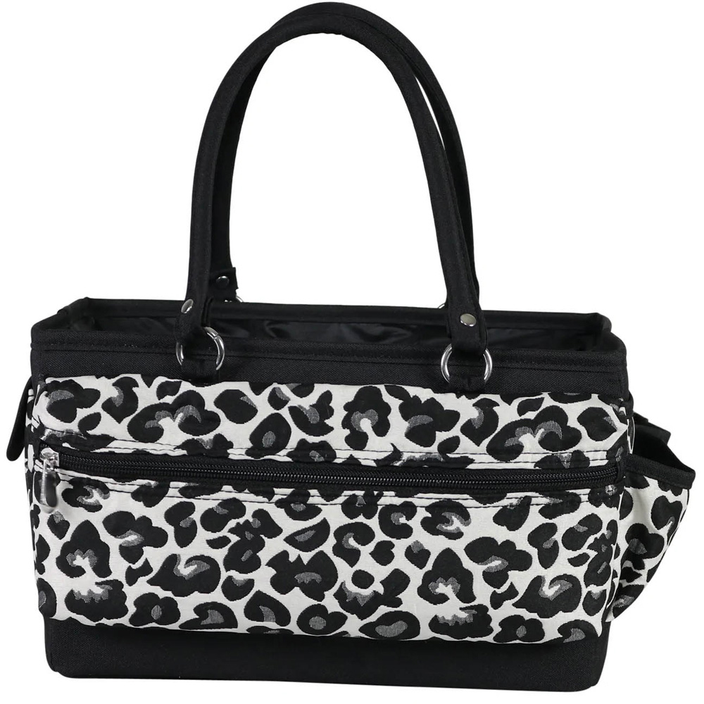 Everything Mary EVM13188-1 Cheetah Print Deluxe Store Collapsible Tote Caddy 30.5 x 22 x 19cm Image 7