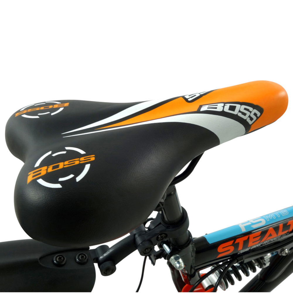 Boss Stealth 24 inch Black and Orange Mountain Bike Image 3