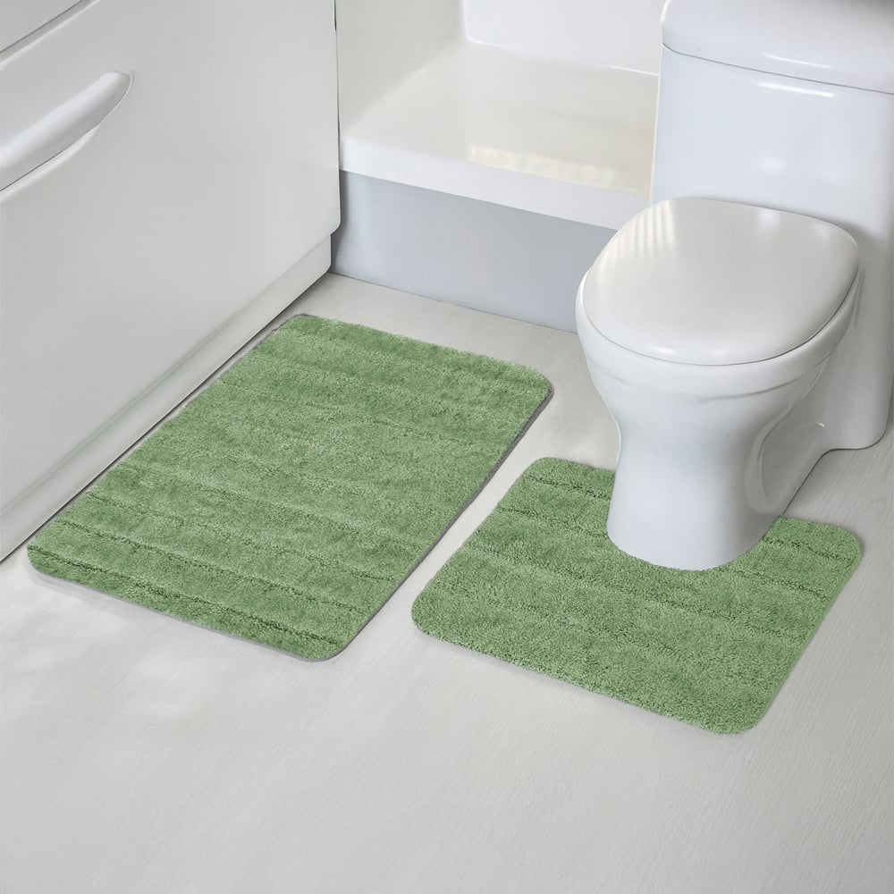 Velosso Lexington Sage Bath Mat Set Image 2