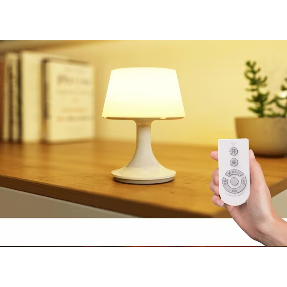 Avilo White Table Lamp with Remote Image 6