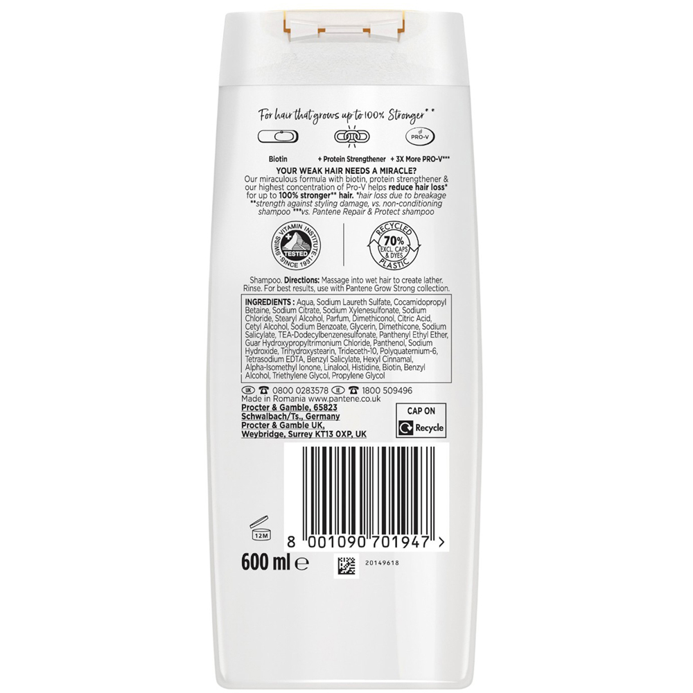 Pantene Pro-V Miracles Grow Strong Shampoo Image 2