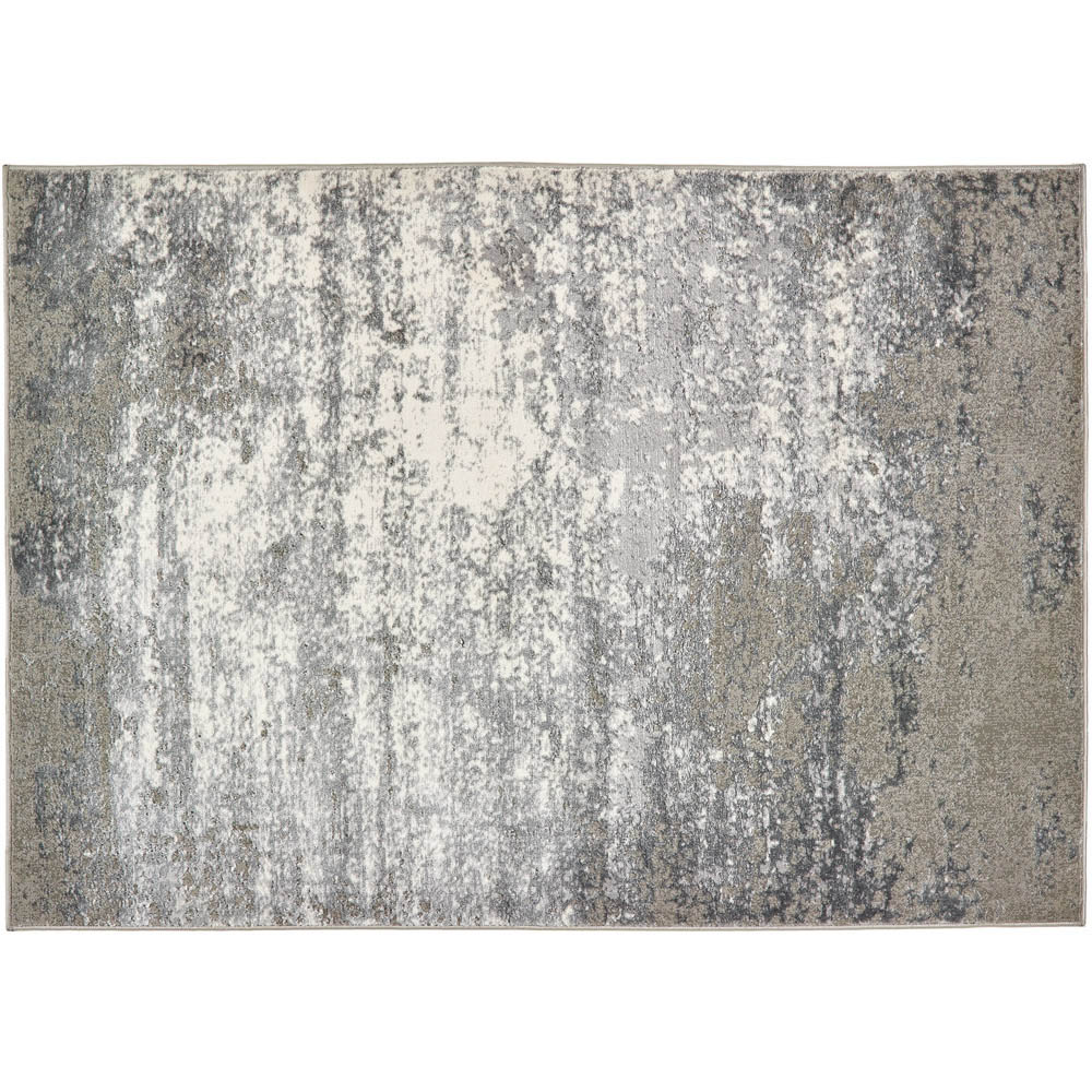Origins Grey Poetic Reflection Rug 80 x 150cm Image 1