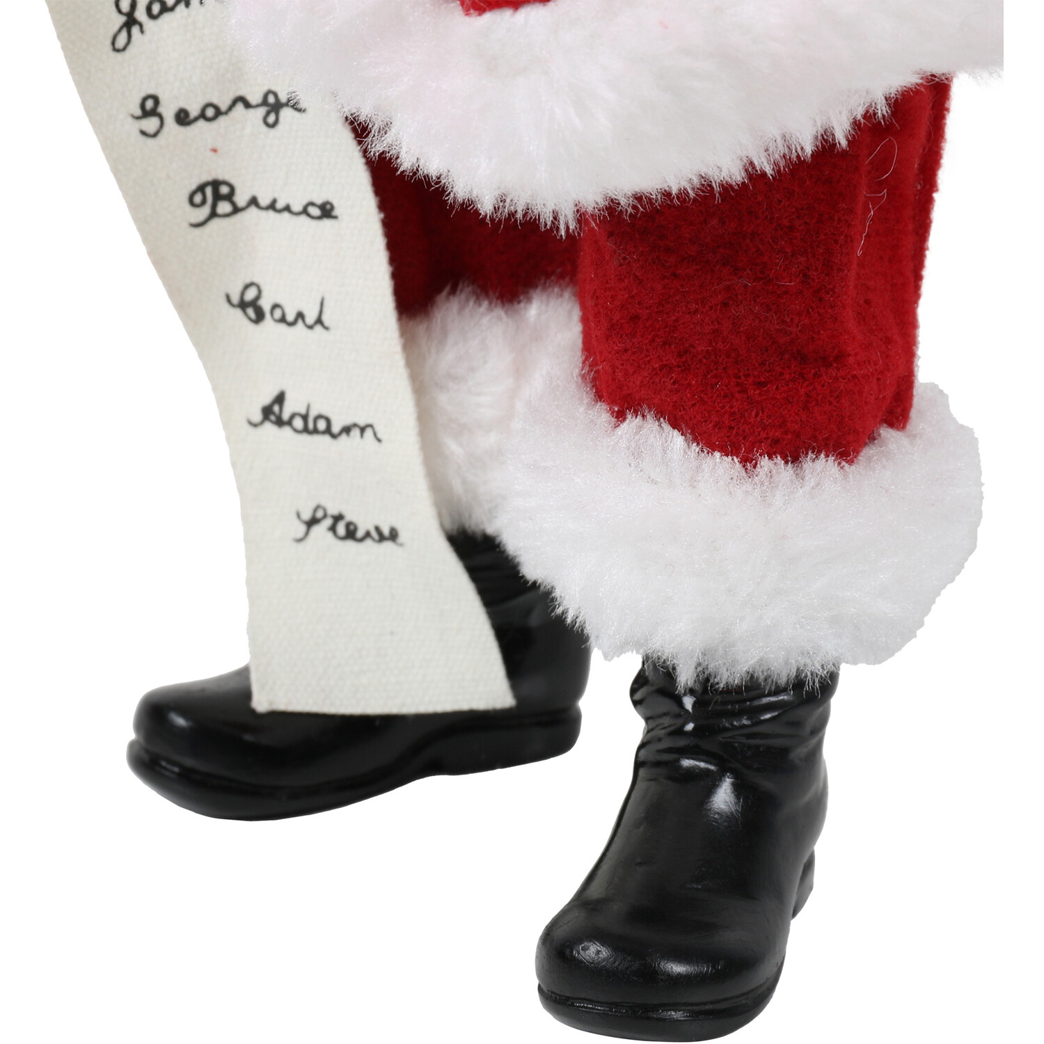 Festive Santa Standing Christmas Decoration - Red Image 6