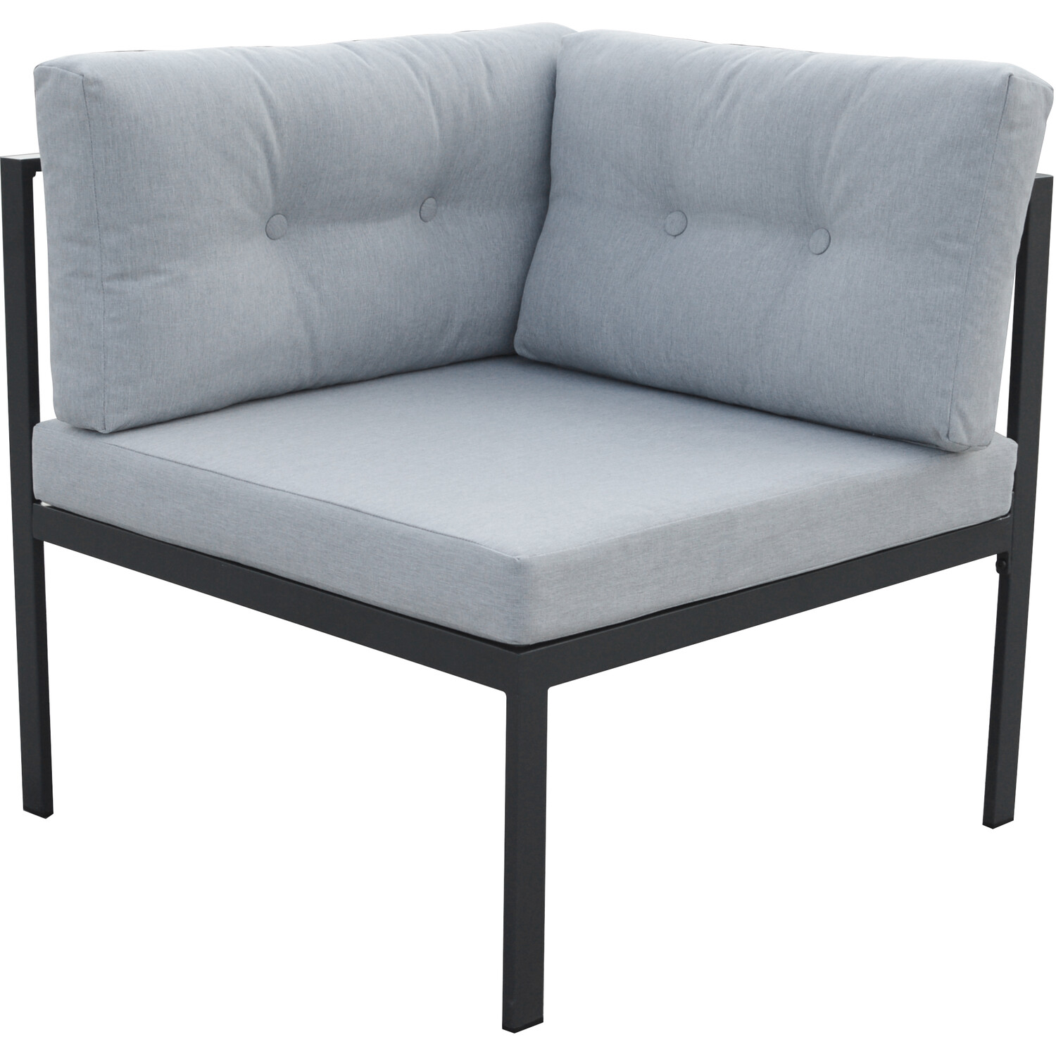 Sicily 4 Seater Grey Corner Lounge Set Image 7