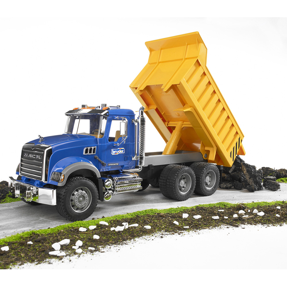 Bruder Kids MACK Granite Tip Up Truck Playset Model Image 6