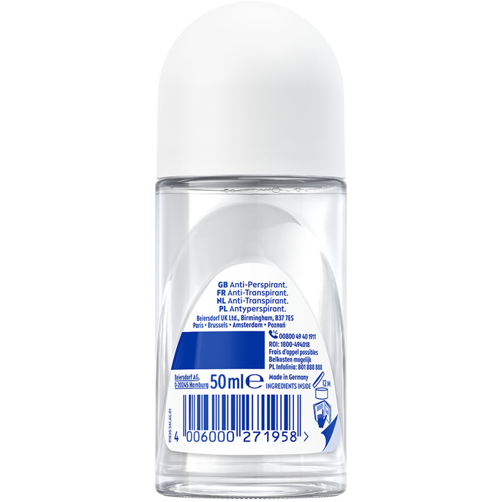 Nivea Delicate Sweat and Odour Protection Roll On Image 2