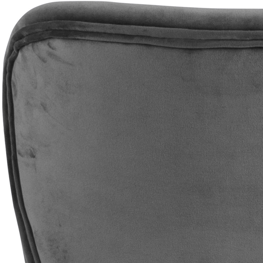 Florence Batilda Set of 2 Dark Grey Dining Chairs Image 5