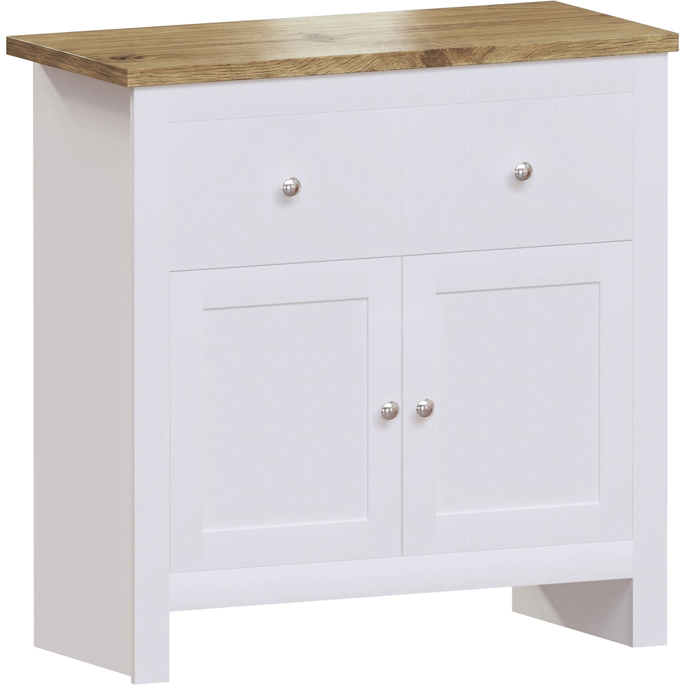 VIDA DESIGNS Arlington 2 Door 2 Drawer White Sideboard Image 2