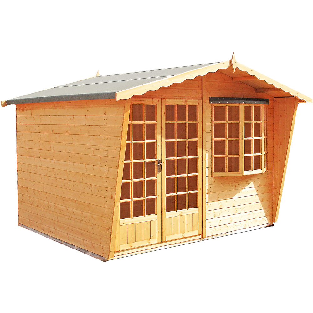Shire Sandringham 10 x 8ft Shiplap Style D Summerhouse Image 1