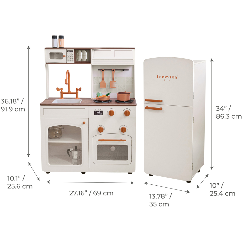 Teamson Kids Little Chef Normandy Vintage Off White Play Kitchen Image 8