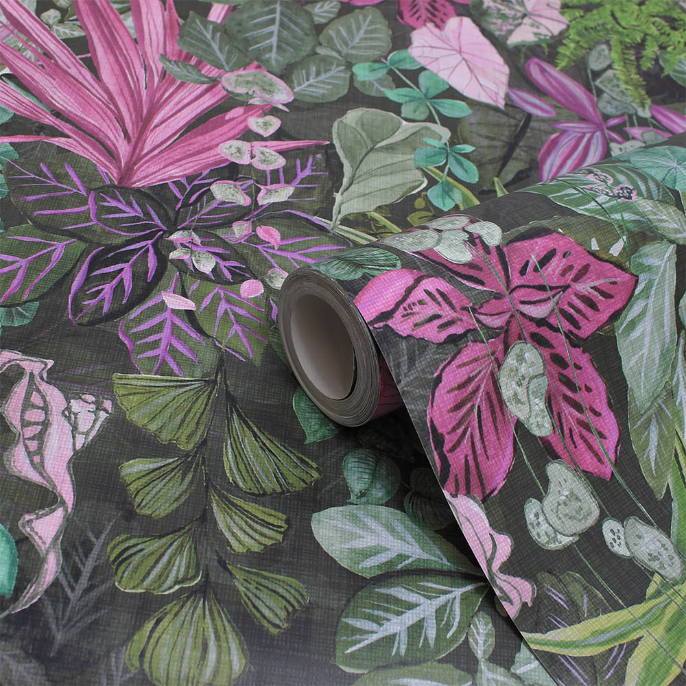 Paoletti Veadeiros Pink Botanical Matte Wallpaper Image 2