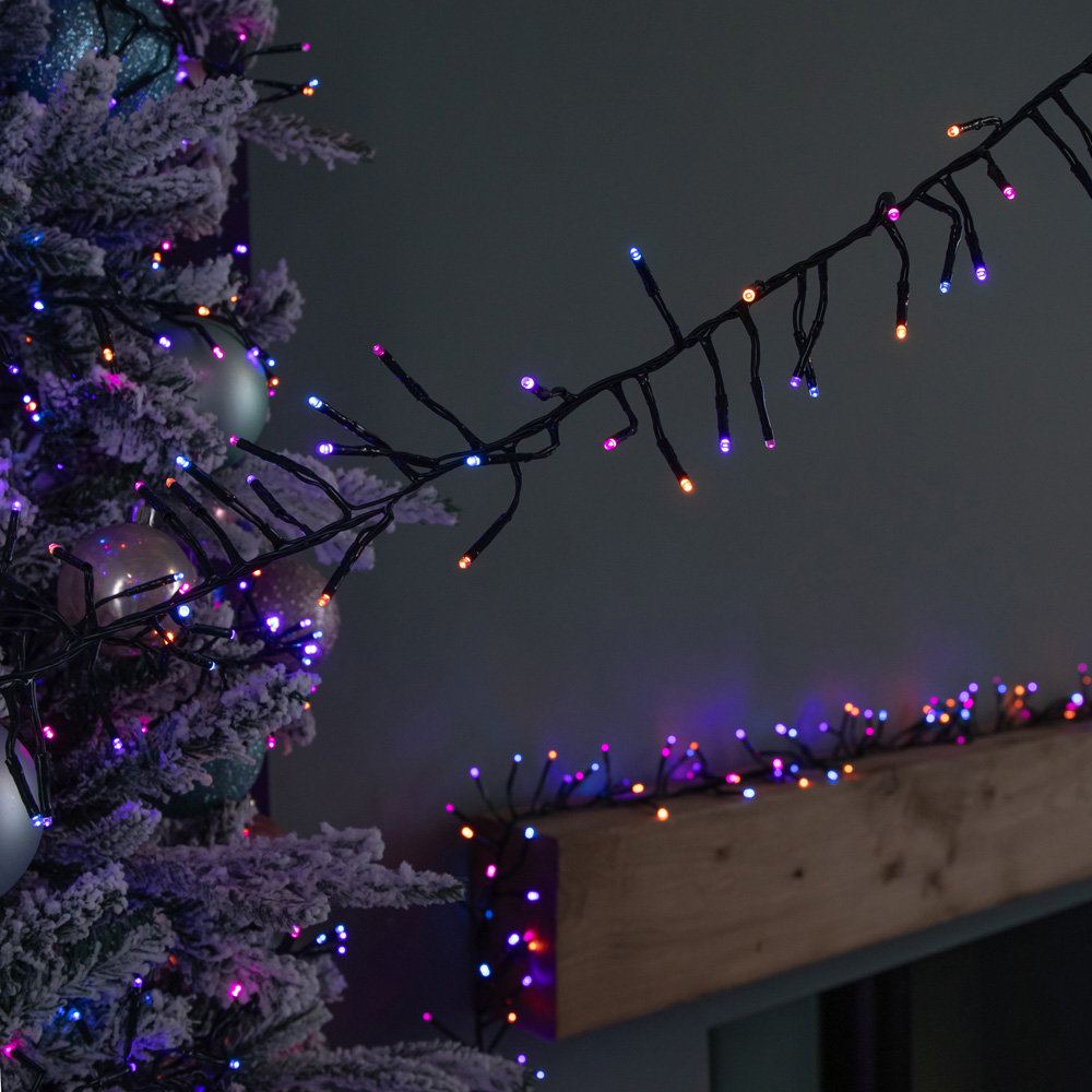 Samuel Alexander 1440 Rainbow LED Christmas Cluster Light 18.5m Image 3