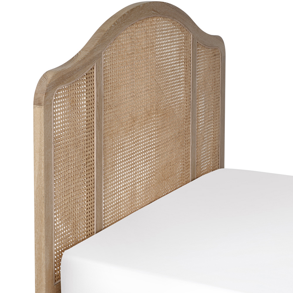 Julian Bowen Fleur King Size Rattan Light Oak Bed Image 5