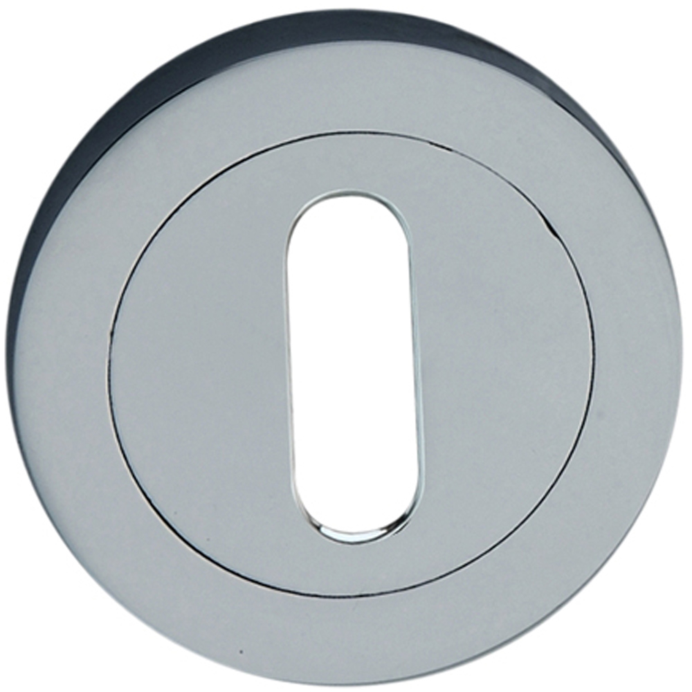 Spira Brass Satin Chrome Oval Standard Escutcheon 2 Pack Image 2