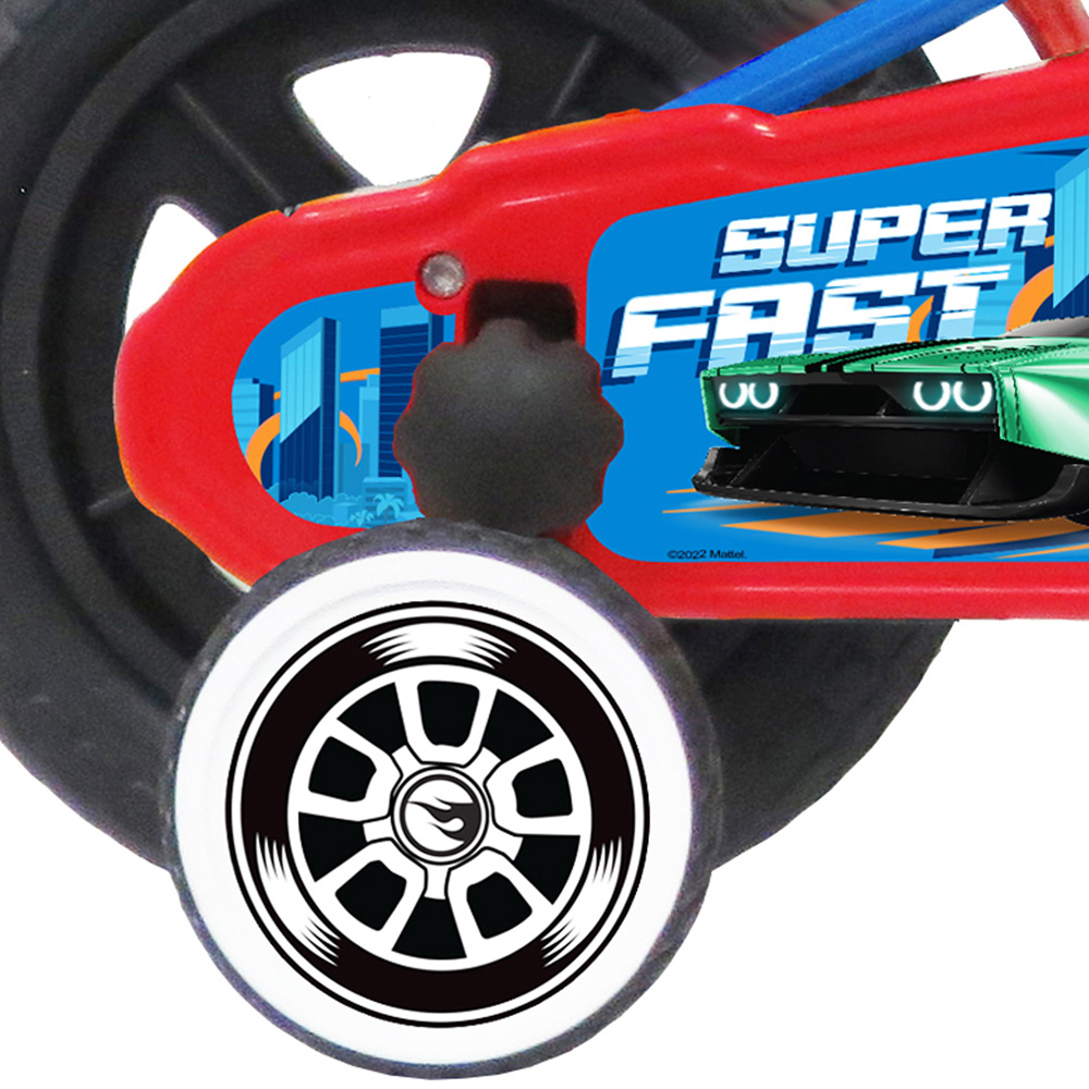 Denver Mattel Hot Wheels 10 inch Kids Bicycle with Stabilisers Image 6