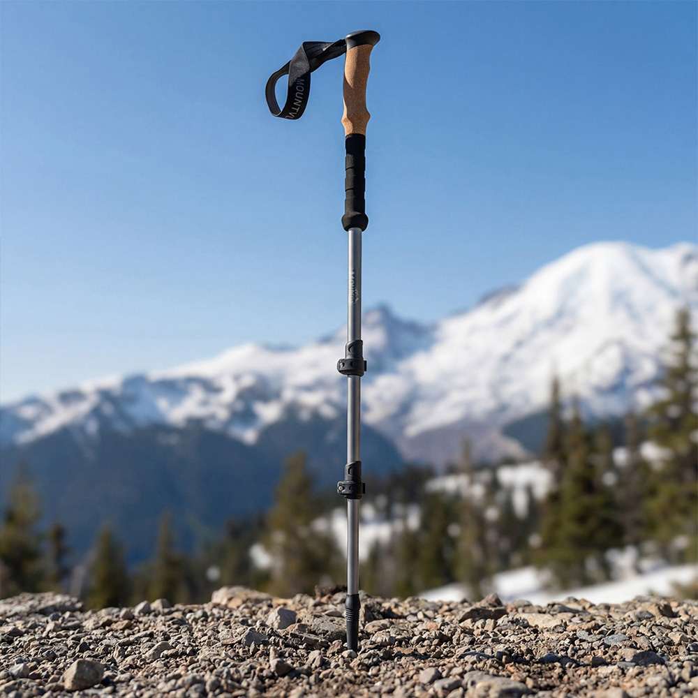 Mountview 2 Piece Aluminium Lightweight Trekking Pole Image 2