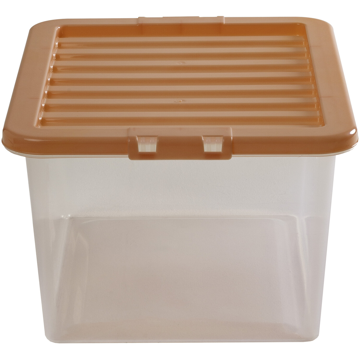 31L Crystal Storage Box and Lid  - Peaches Image 3