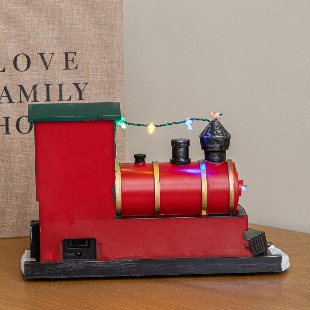 Samuel Alexander 8 Multicolour LED Light-Up Christmas Train with Santa 22cm Image 6