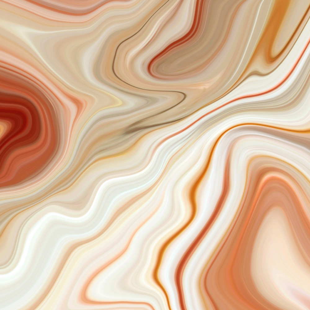 Origin Murals Marbled Ink Orange Wall Mural Image 2