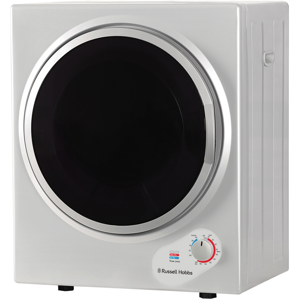 Russell Hobbs RH3VTD800S Silver 2.5kg Vented Tumble Dryer Image 1