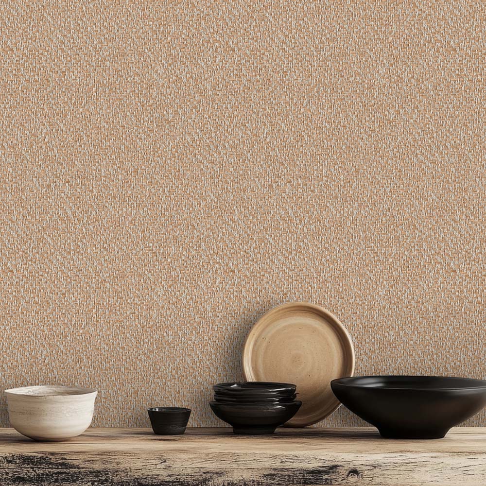 Design ID Natures Weave Bronze Wallpaper Image 3