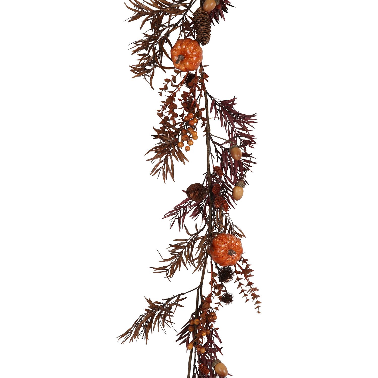 Autumnal Amber Bloom LED Garland - Orange Image 1