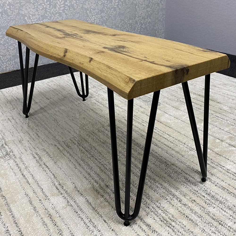 Kosy Koala 4 Seater Rustic Brown Dining Table Image 1