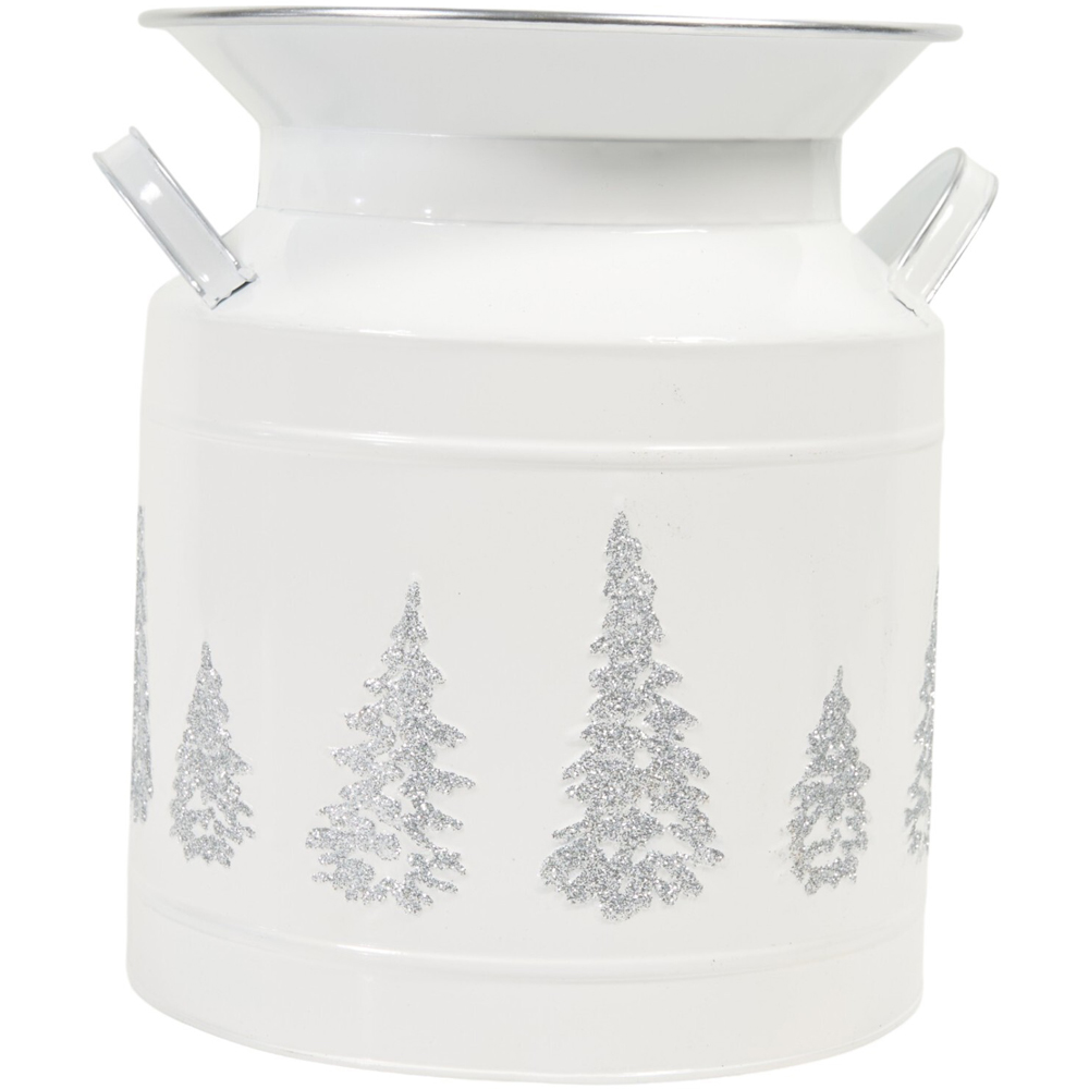 Snowdrift Sparkle Planter White Image 2