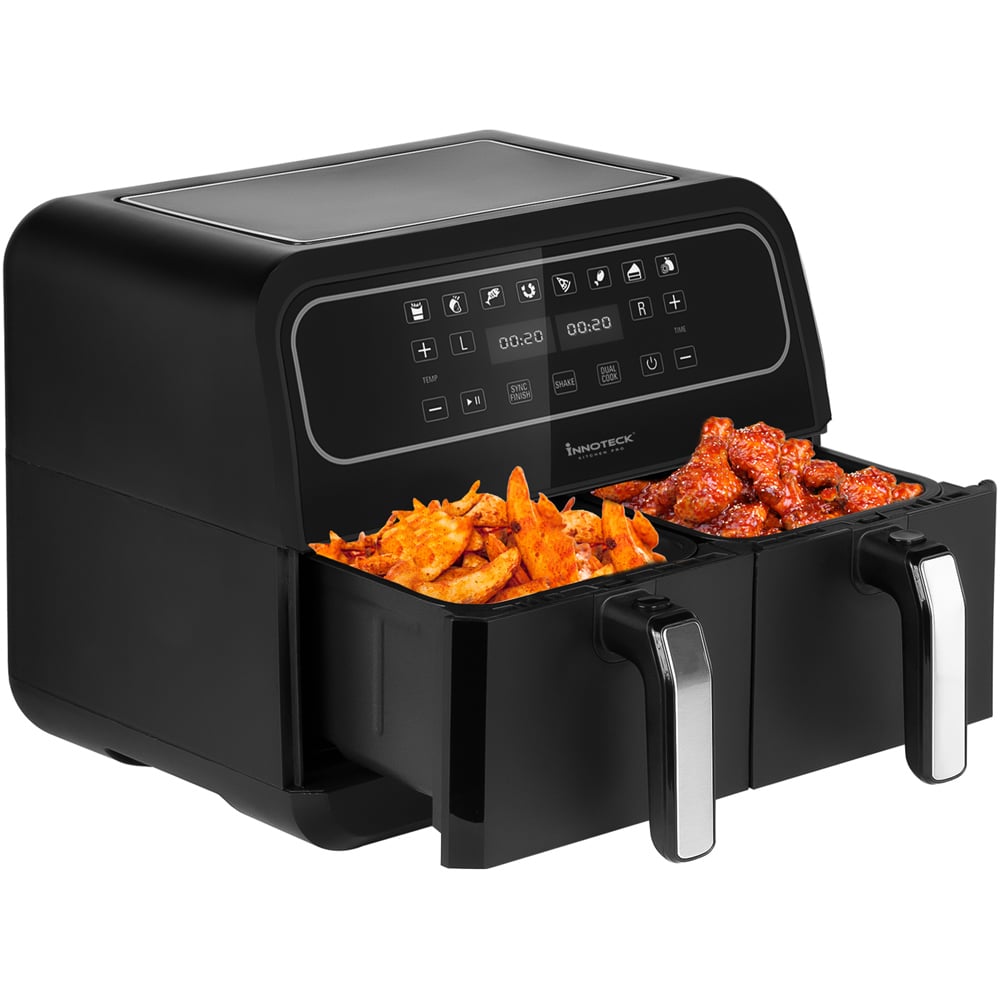 Innoteck DS-5207 8L Black Dual Air Fryer Image 3