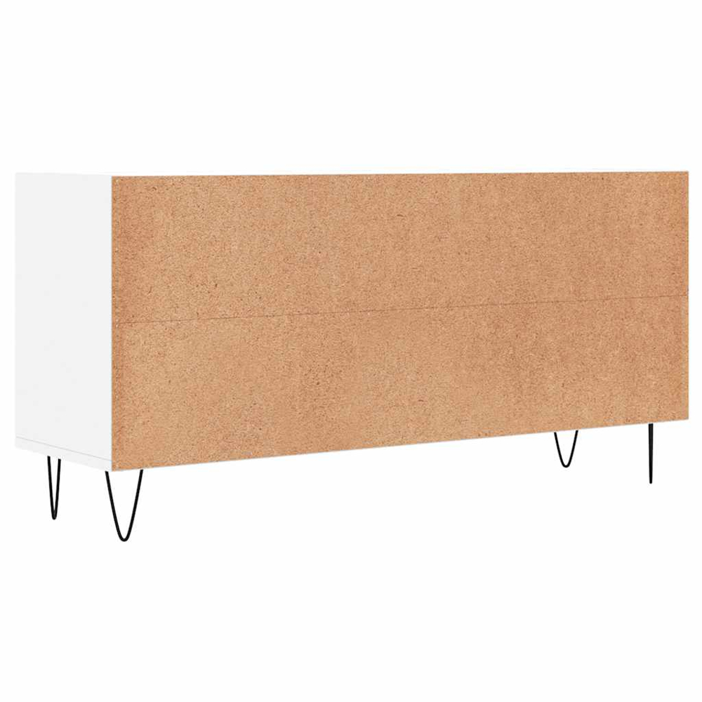 vidaXL 6 Shelf White TV Cabinet Image 6