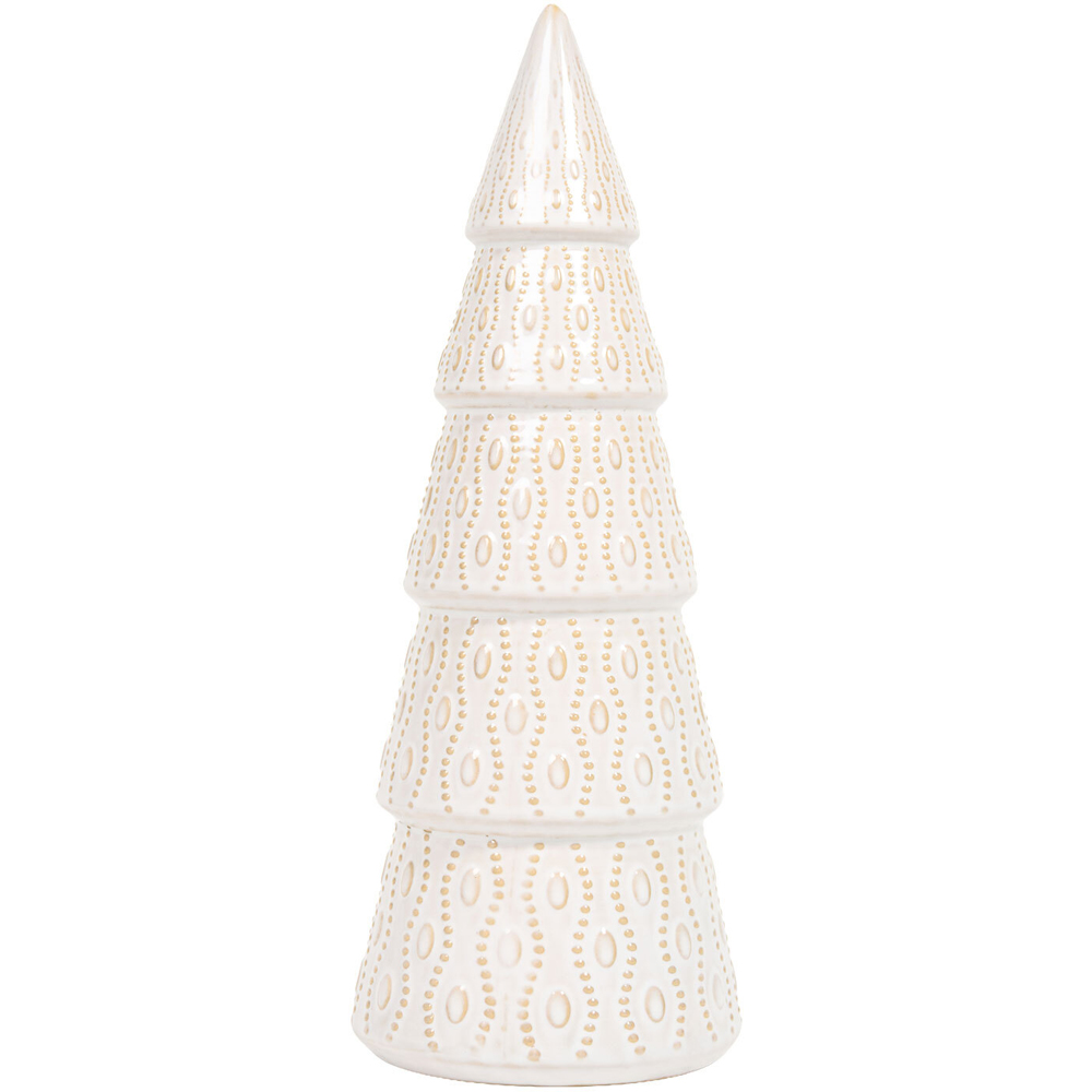 Scandi Tree Ornament White Image 1