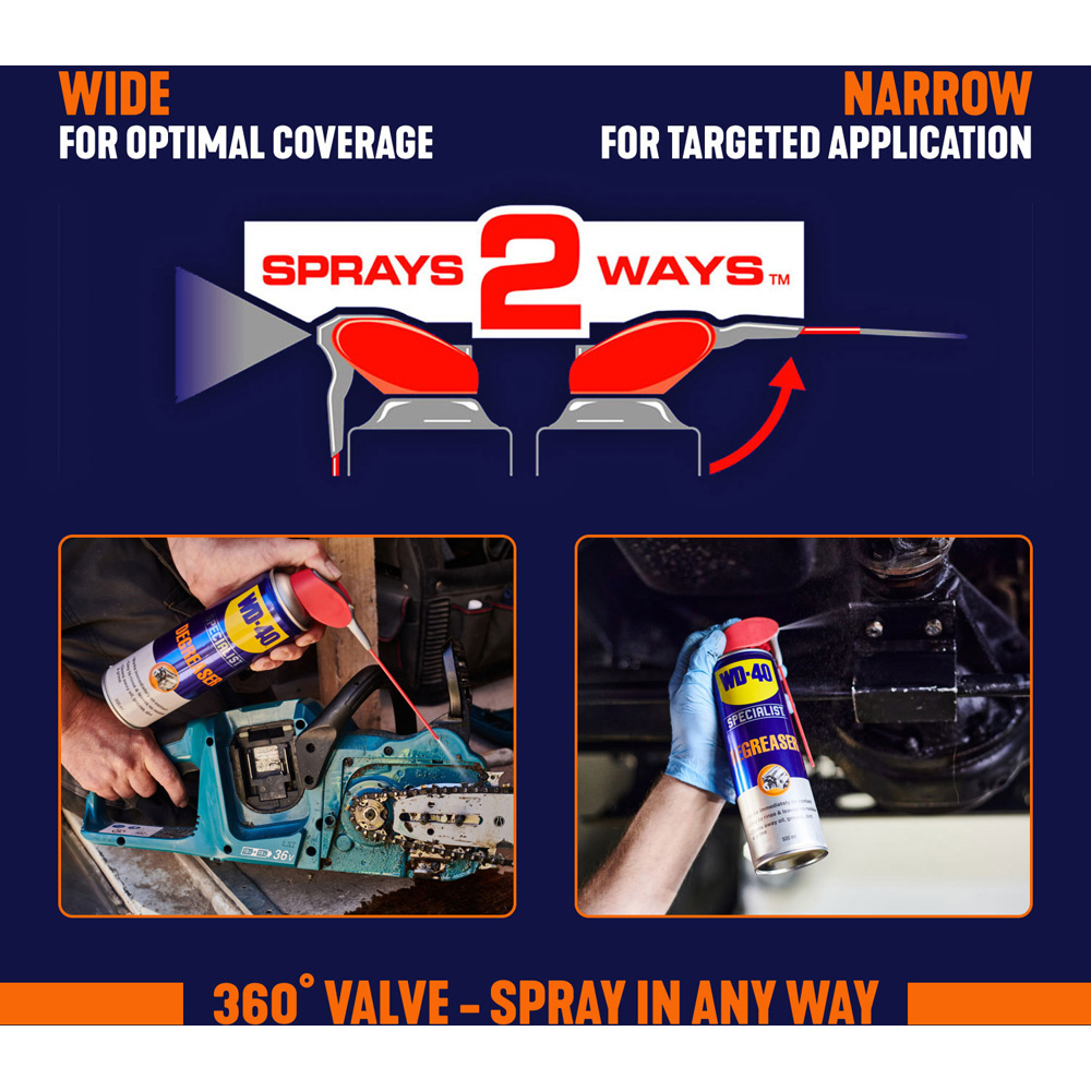 WD-40 Specialist Professional Strength Heavy Duty Degreaser Spray 500ml 2 Pack Image 8