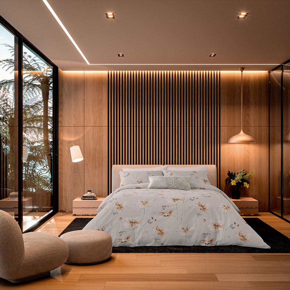 Nalu Nicole Scherzinger Alaula Super King Size Stone and Sunset Duvet Set Image 5