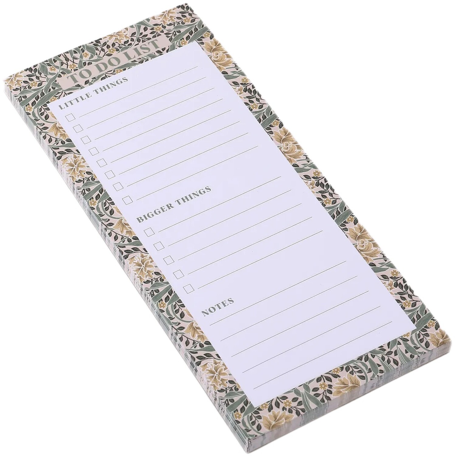 Modern Floral To Do List White Image 2