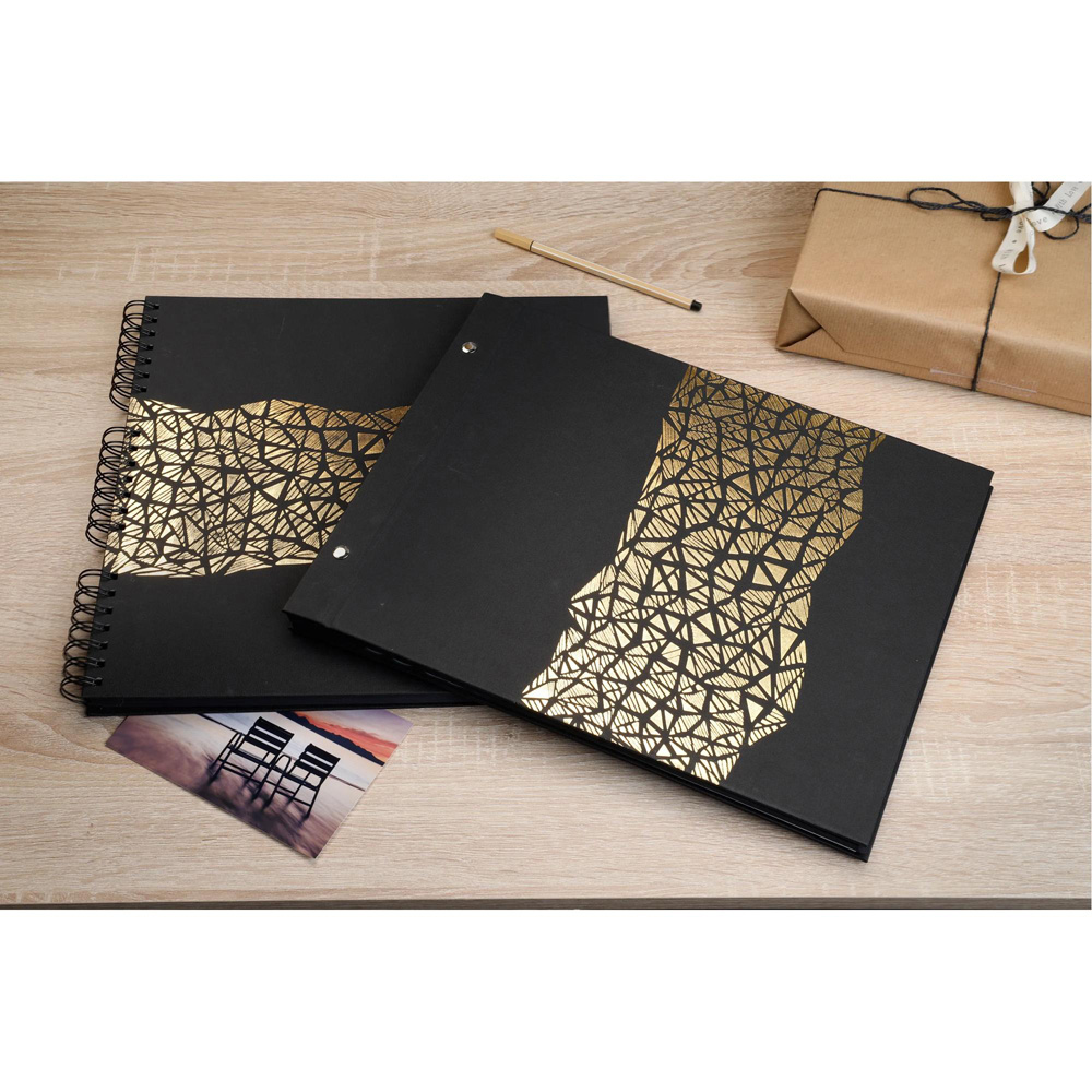Exacompta Aramy Black Wirebound Photo Album 60 Pages 360 Photos Image 6