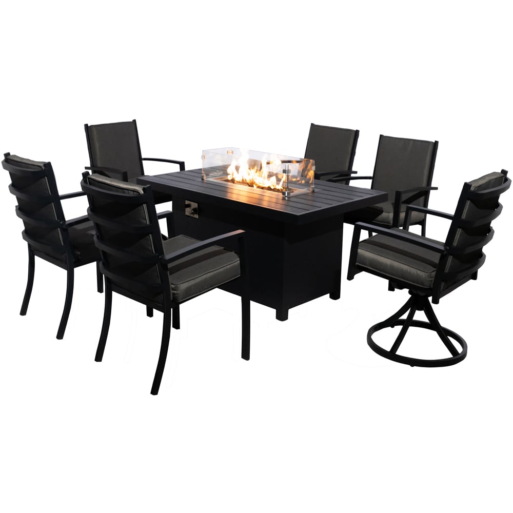 Furniture One 6 Seater Aluminium Garden Dining Set Image 5