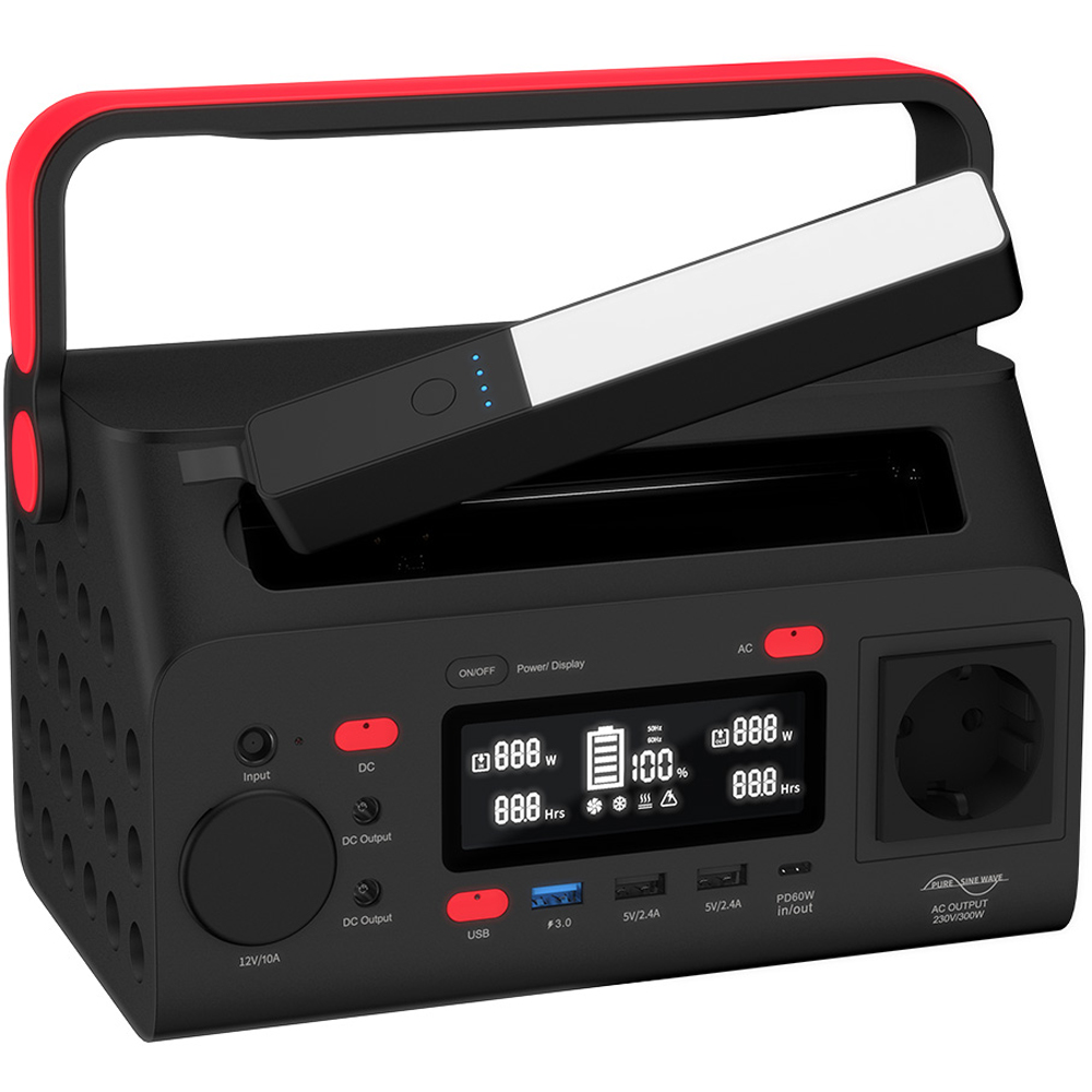 Energizer Black Power Station 300Wh Image 2