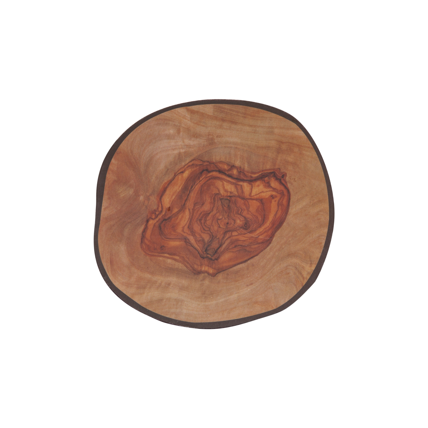 4 Pack Olive Wood Coaster Image 1